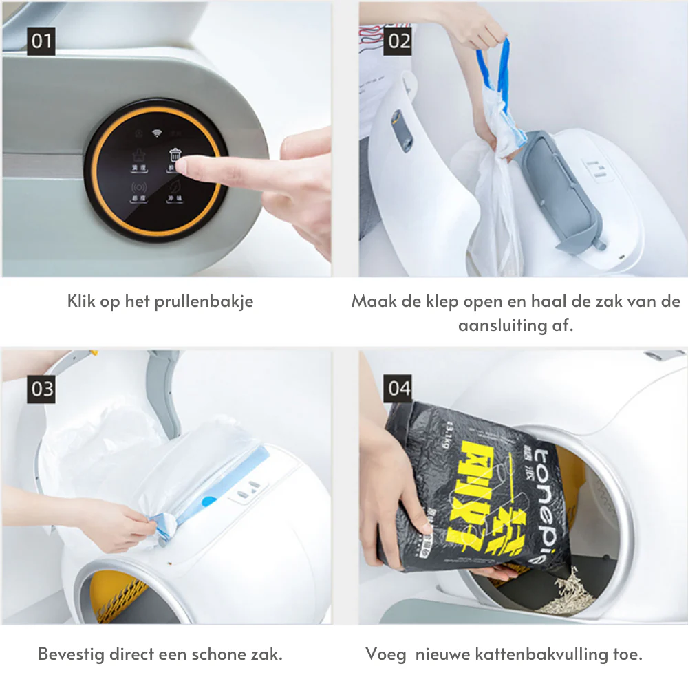 Smart Automatic Cat Litter Box